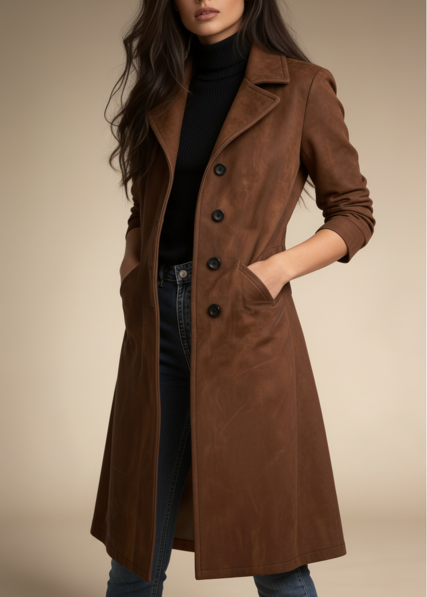 Sobretudo Longo Estilo Clássico Premium