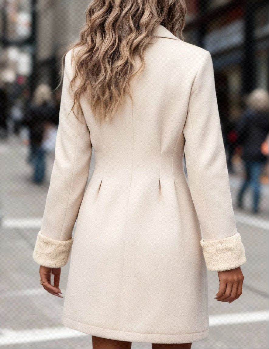 Casaco Longo Classic Chic - Bege